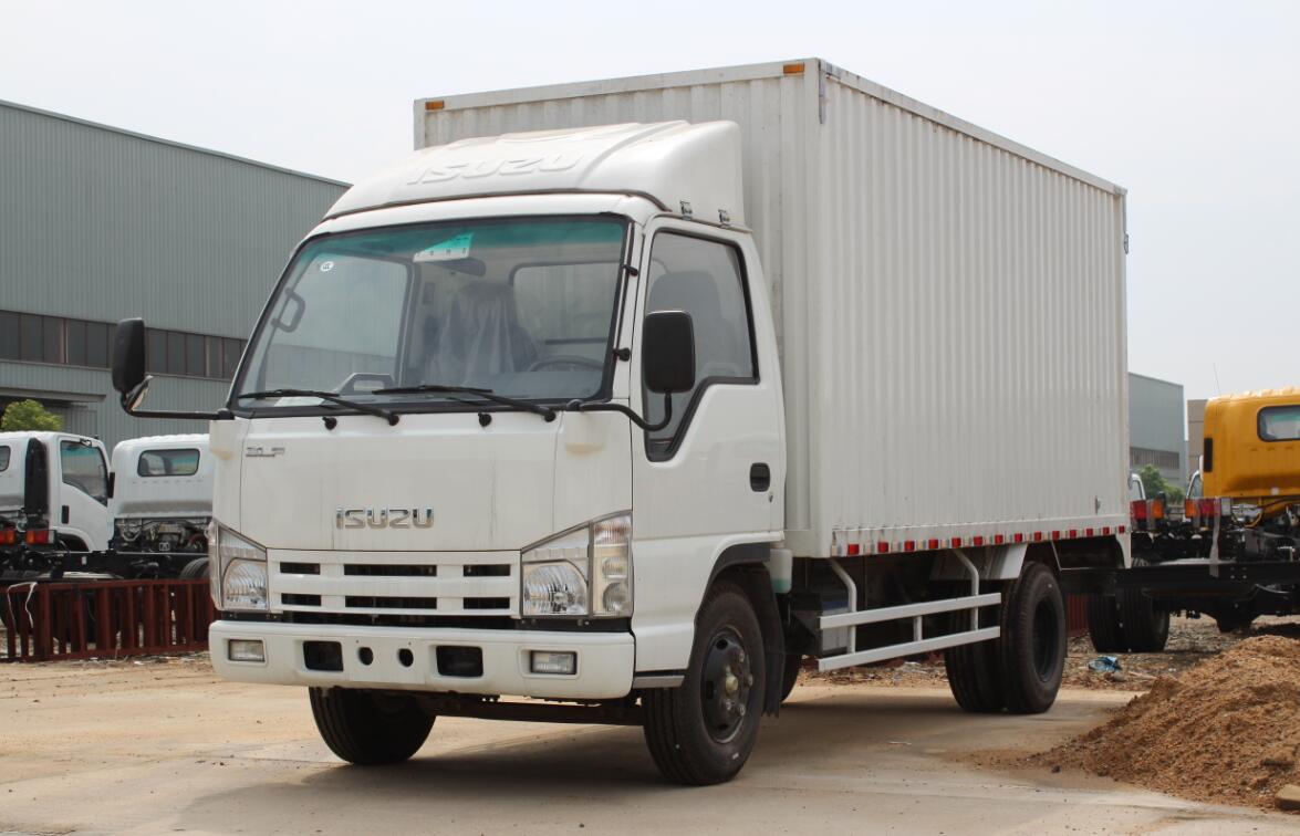 2015 Nueva carrocería de carga de camión ELF Van para transporte urbano
    