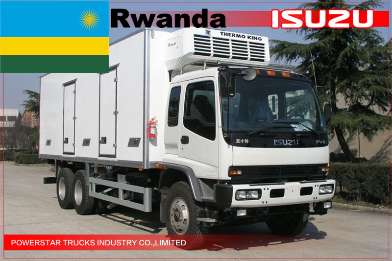 Camión frigorífico Isuzu para Ruanda
    