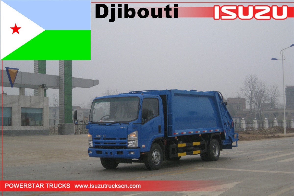 Yibuti - 1 unidad de vehículo compactador de basura Isuzu
    