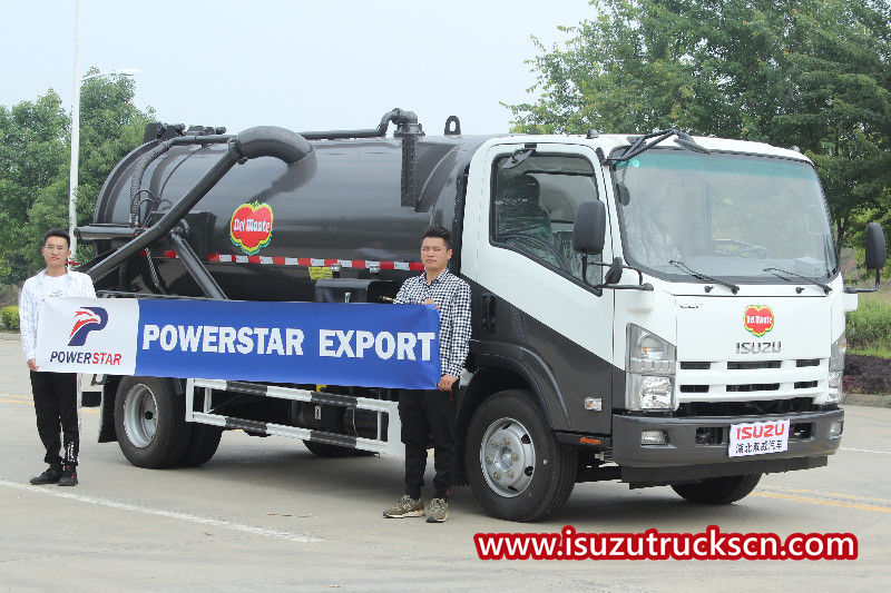 Camión cisterna de vacío de succión de aguas residuales Del Monte de Filipinas a la venta
    