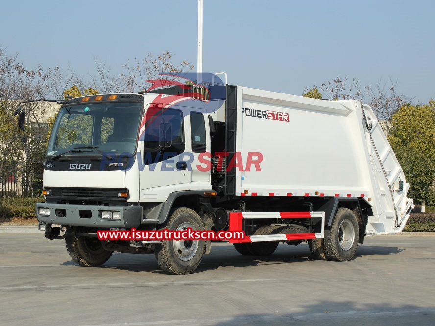 Lista de verificación de pruebas de fábrica del camión compactador de basura Isuzu
        