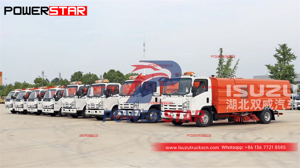 Ehiopia - Exportaciones de camiones barredores de calles ISUZU de 8 unidades
    