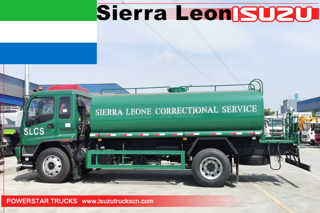 Sierra Leona - 1 unidad de camiones cisterna de agua ISUZU FVR
    