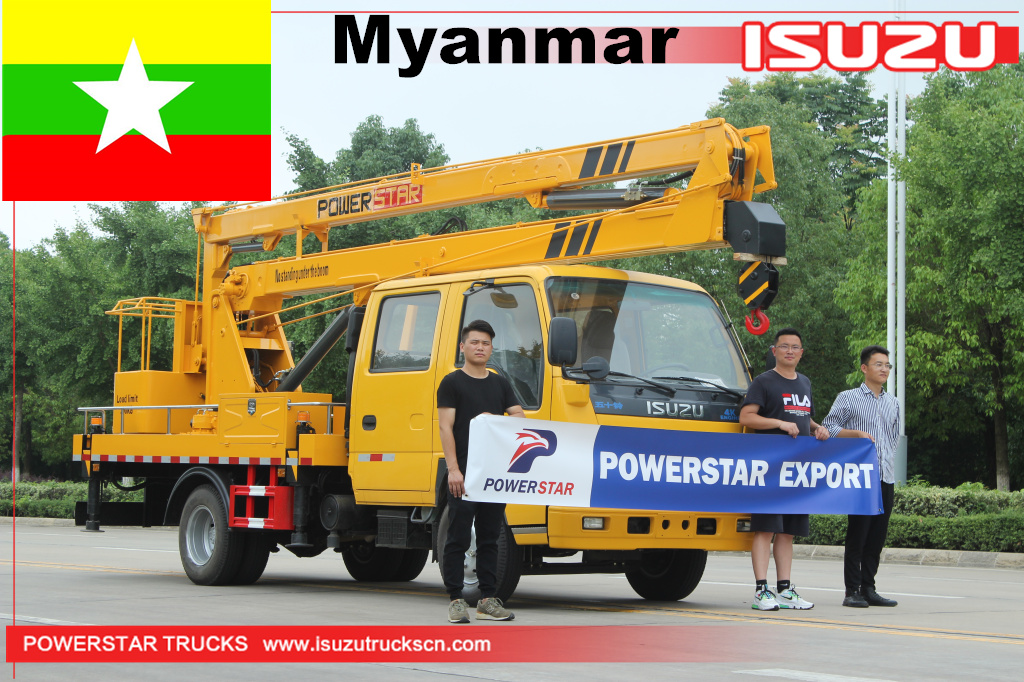 Myanmar - 1 unidad de camión ISUZU Manlifter
    