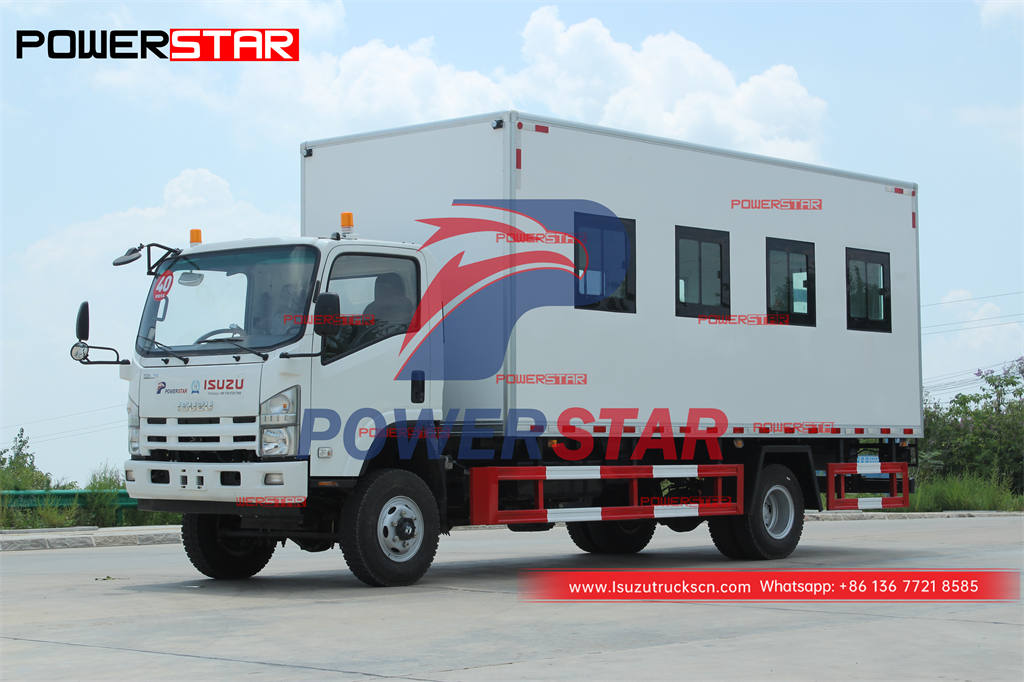 Etiopía: camión de transporte de pasajeros ISUZU 700P 4×4 exportado desde la fábrica POWERSTAR
    