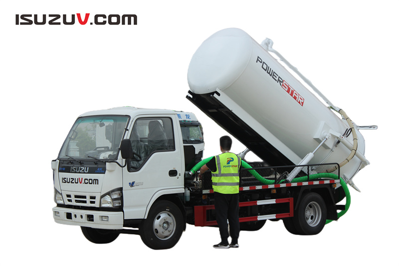 Manual de funcionamiento del camión aspirador al vacío Isuzu de 3.000 litros.
    