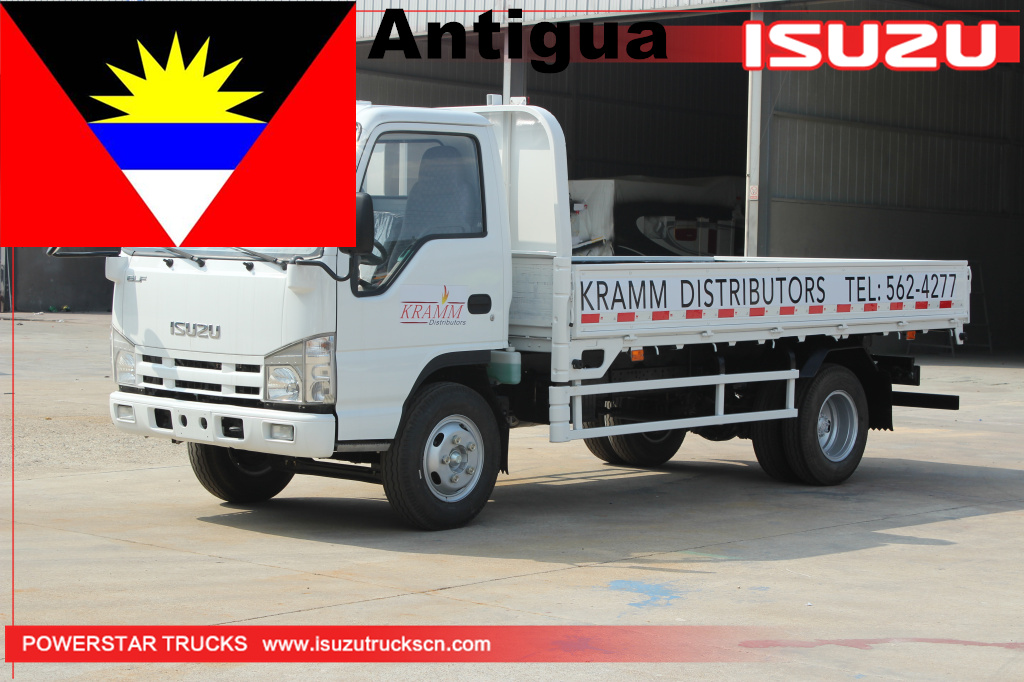 Antigua - 1 unidad de camiones de carga ISUZU con plataforma abatible
    