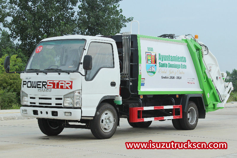 Cómo elegir el camión compactador de basura ISUZU 6CBM
    