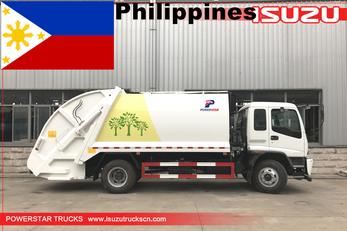 Filipinas - 1 unidad de vehículo compactador de basura Isuzu de 14 cbm
    
