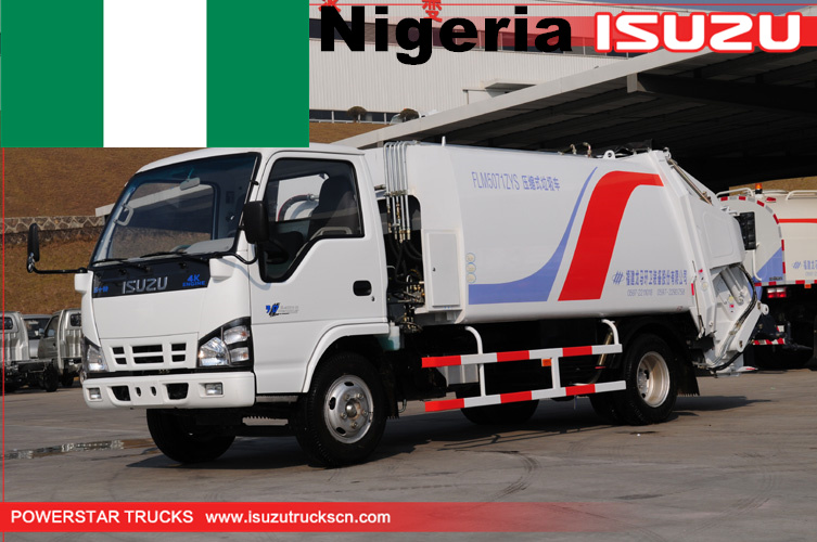 Nigeria - Camión compactador de basura Isuzu de 1 unidad
    