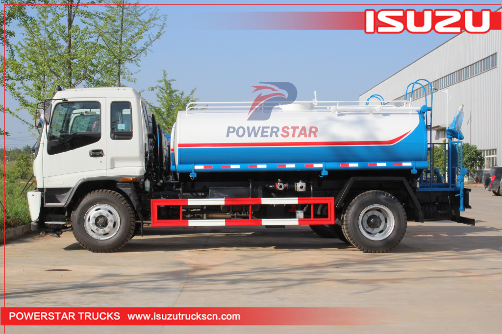 Filipinas Camión transportador de agua de 12.000 litros Camión cisterna de agua montado en camión Isuzu
    