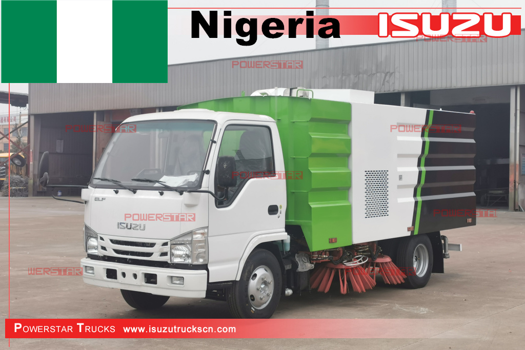 Nigeria - Camión barredora Isuzu ELF
    