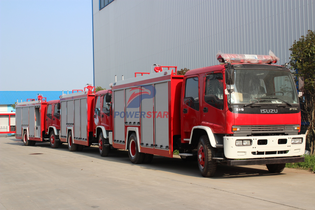 Suministro profesional Isuzu Camión de bomberos Camión de bomberos Camión de lucha contra incendios de tipo espuma de agua
    