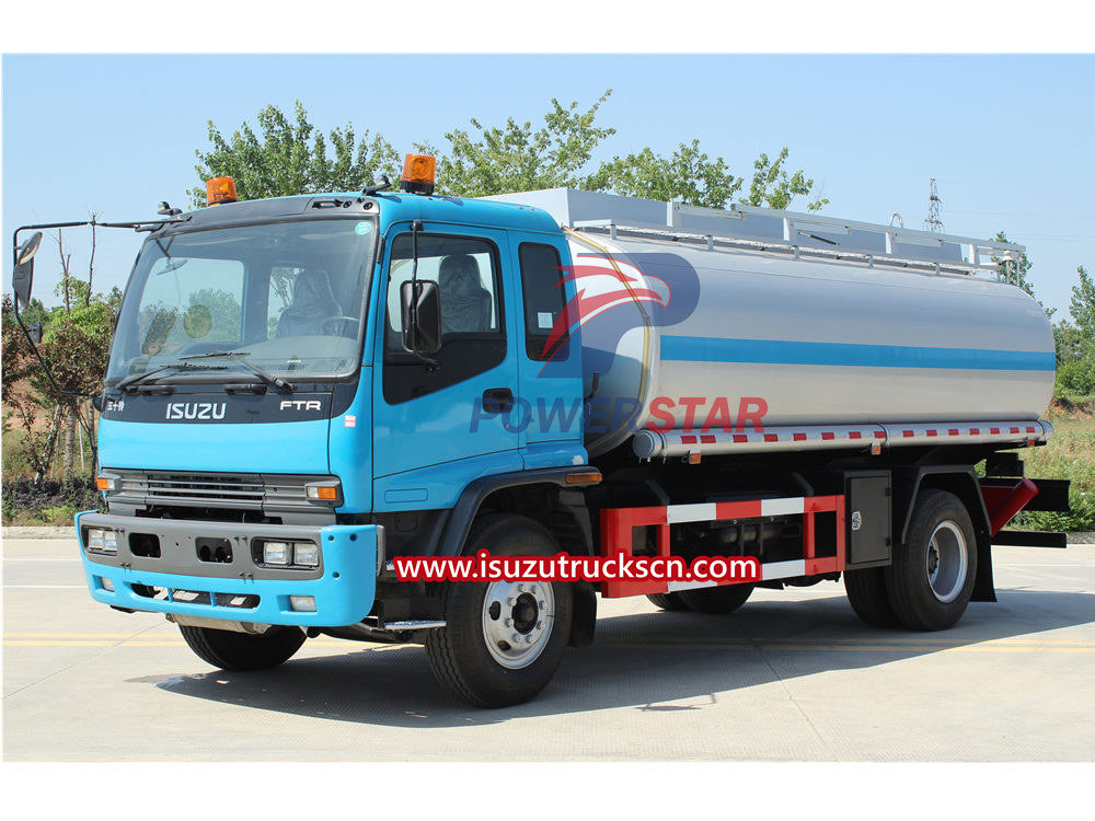 Principio de funcionamiento y procedimientos operativos del camión cisterna Isuzu.
    