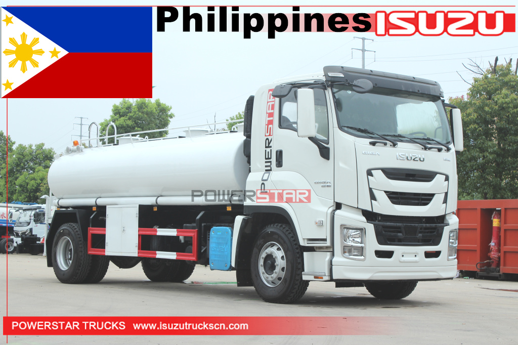 Filipinas -1 unidad de camión de reparto de agua potable ISUZU GIGA VC61
    