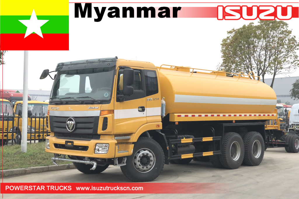 Myanmar - 4 unidades de camiones cisterna de agua FOTON
    