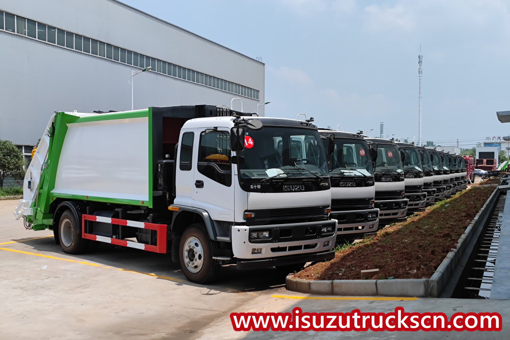 Exportan a Latinoamérica 10 unidades de camiones compactadores de basura Isuzu
    