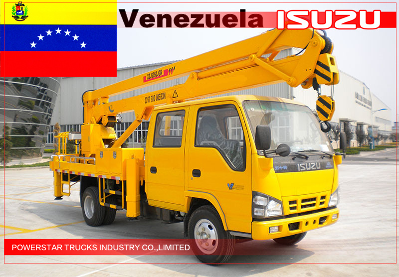 Camión Aéreo ISUZU 16m para Venezuela
    