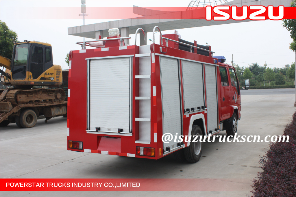 Entrega del vehículo de rescate contra incendios Isuzu NKR77 a Filipinas