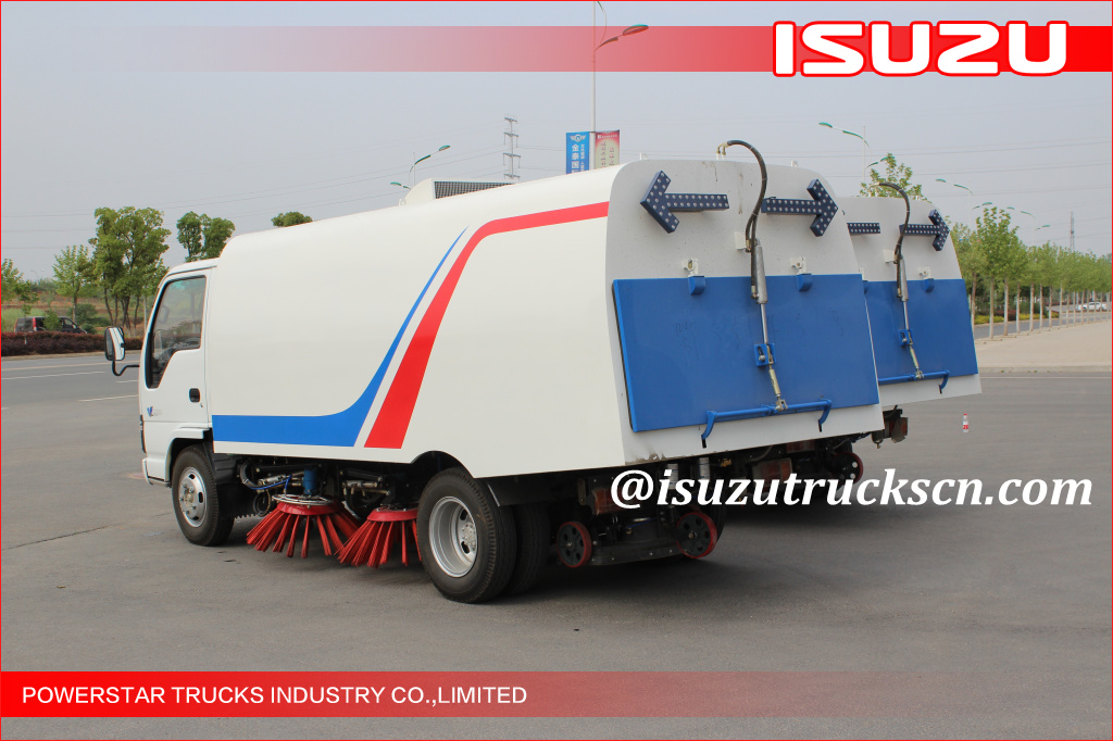 Camión barredor Isuzu de 2 unidades para limpieza de la ciudad de Nigeria Lagos