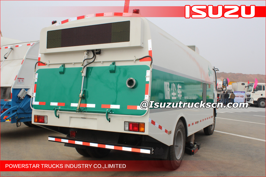 EFL Isuzu, barredora de vacío limpia de carreteras, barredora de calles industrial Isuzu