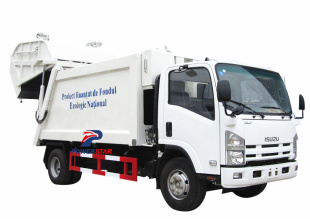 Camiones compactadores de basura Isuzu de calidad japonesa