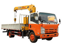 Grúa montada en camiones Isuzu de 5 toneladas personalizada a la venta