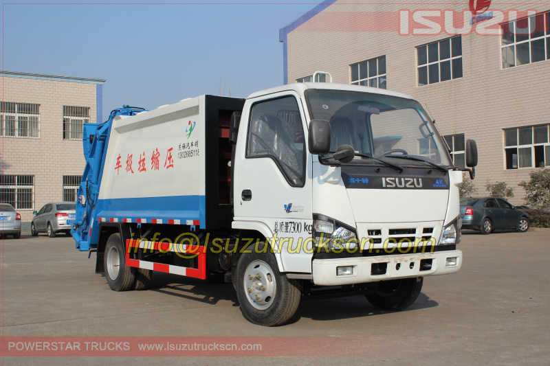 Venezuela Camión compactador de basura ISUZU Vehículo recolector de basura en venta