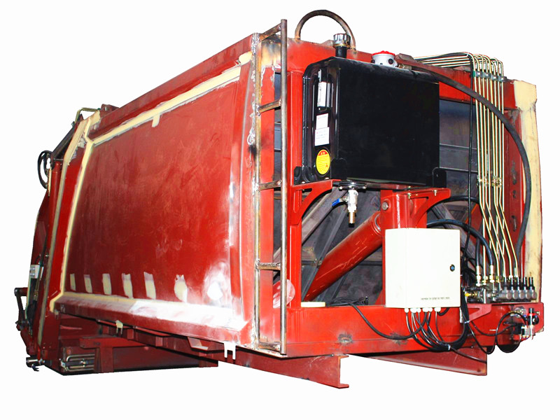 Sistema de kit de carrocería de camión de basura prensado hidráulico