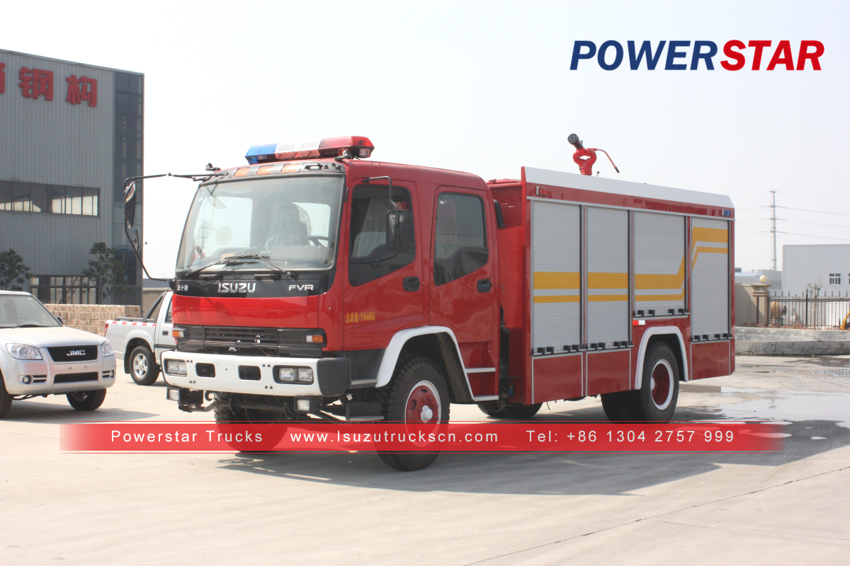 Mercado de Uganda Vehículos contra incendios de respuesta a emergencias Isuzu a la venta