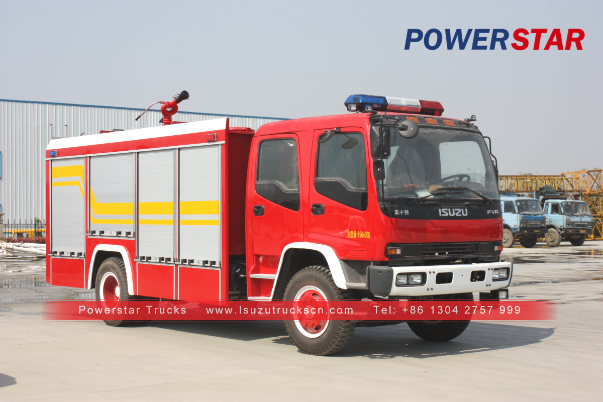 Mercado de Uganda Vehículos contra incendios de respuesta a emergencias Isuzu a la venta