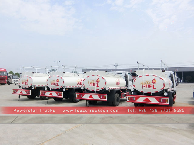 Capacidad del camión cisterna de combustible/transporte de tanques de petróleo Isuzu de Somalia en venta