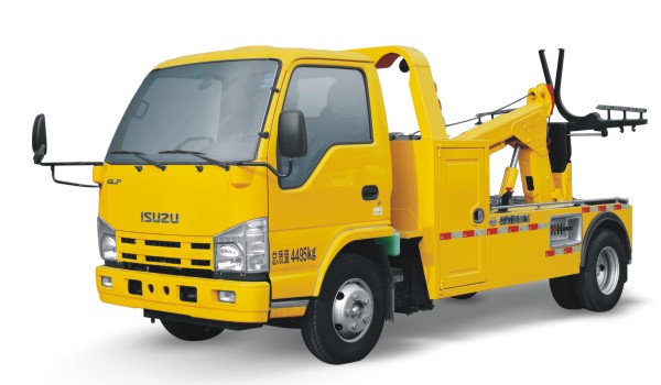 Camión de auxilio ISUZU con retroceso japonés a la venta