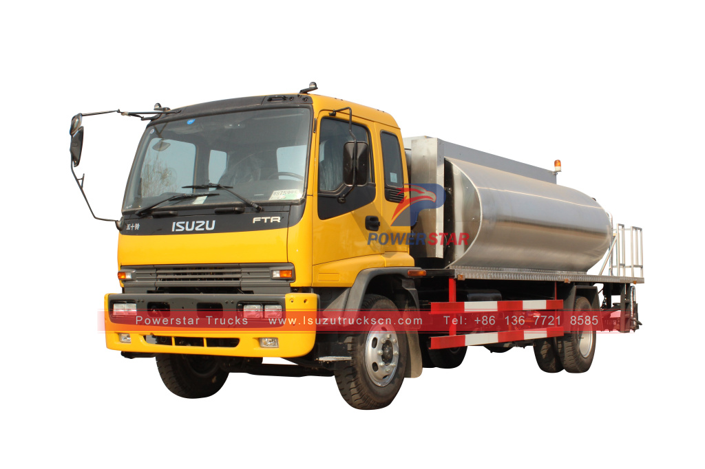 Camión distribuidor de asfalto ISUZU camión distribuidor de betún