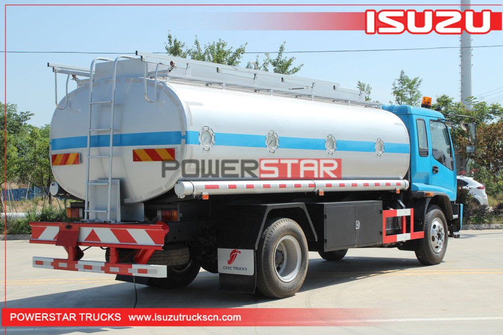 Myanmar ISUZU FTR FVR Camión cisterna de combustible Reabastecimiento de combustible Camión cisterna de petróleo en venta