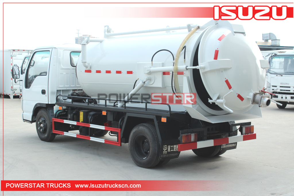 Camión cisterna de rociadores cisterna bowser con rociador de agua Isuzu a la venta en Myanmar