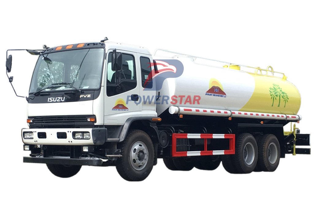 Camión cisterna de entrega de agua ISUZU FVZ Camiones cisterna de agua