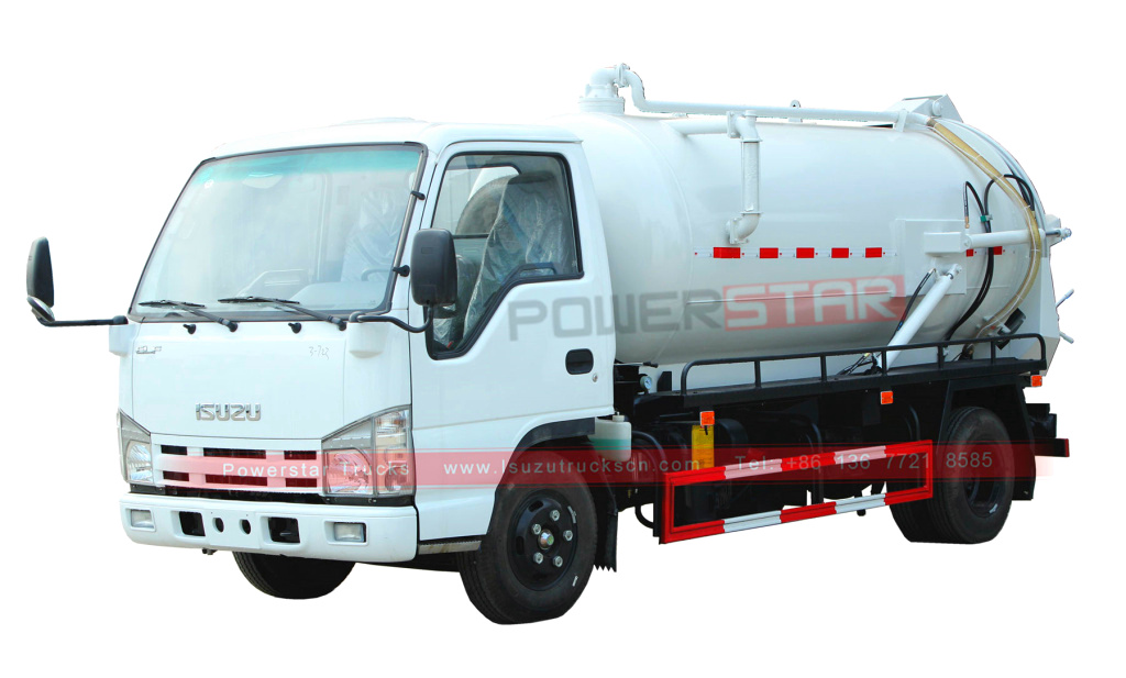 Camión cisterna de aguas residuales Isuzu