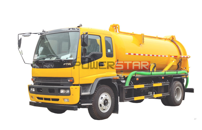 Camiones cisterna de aguas residuales al vacío ISUZU FTR