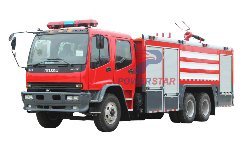Camión de bomberos de espuma de agua ISUZU FVZ