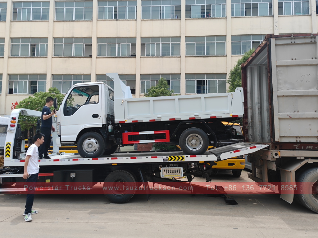 Filipinas ISUZU 4X2 Camión volquete de 6 ruedas 2T 3T 5T ​​Volquete Mini camión de carga a la venta