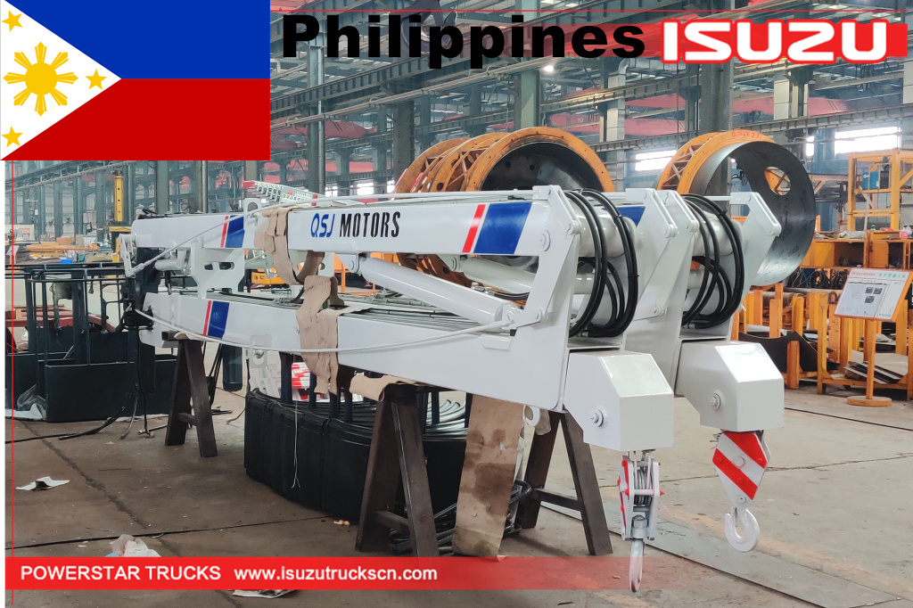 Estructura del kit de carrocería del camión de trabajo aéreo del camión elevador ISUZU Sky de Filipinas