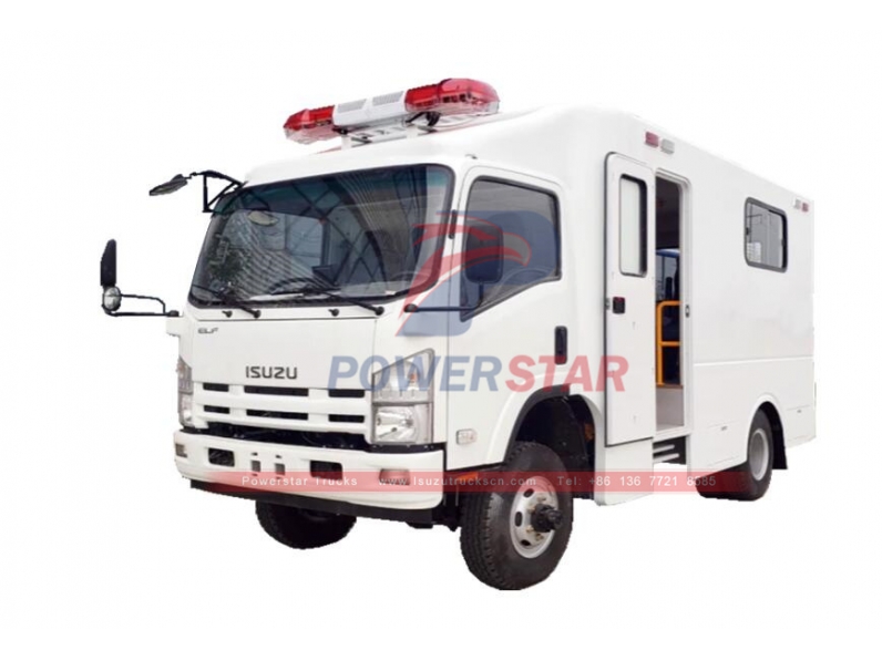 ISUZU NPR/700P/ELF 4X4 tracción total Ambulancia Hospital Camión de rescate Vehículo de transporte de pacientes a la venta
