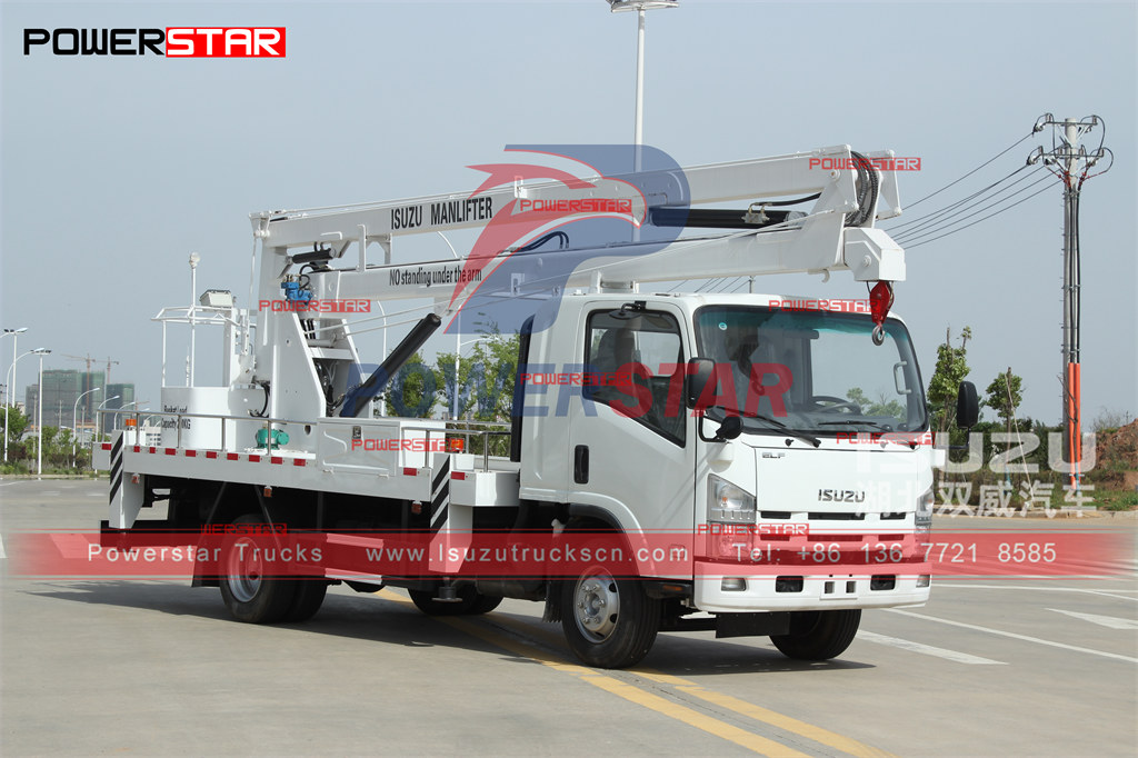 Camión plataforma de trabajo aéreo POWERSTAR isuzu 16m