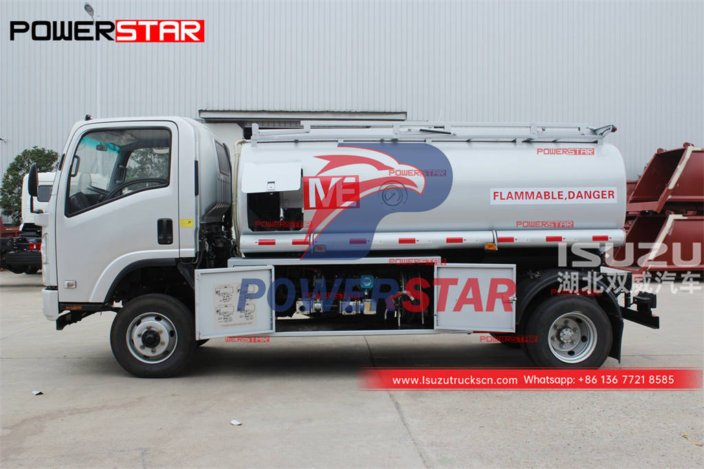 Camión cisterna de aceite/combustible/diesel ISUZU 4×4 AWD personalizado para Filipinas