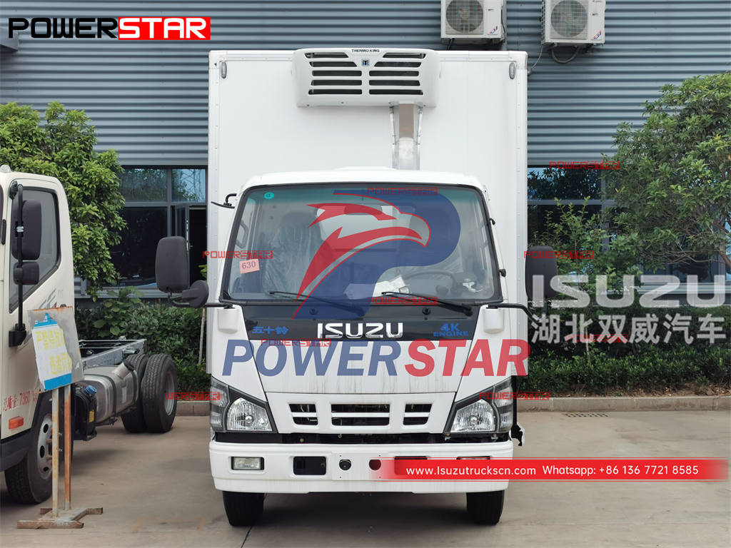 Camión frigorífico ISUZU 600P de 6 ruedas de buena calidad a la venta