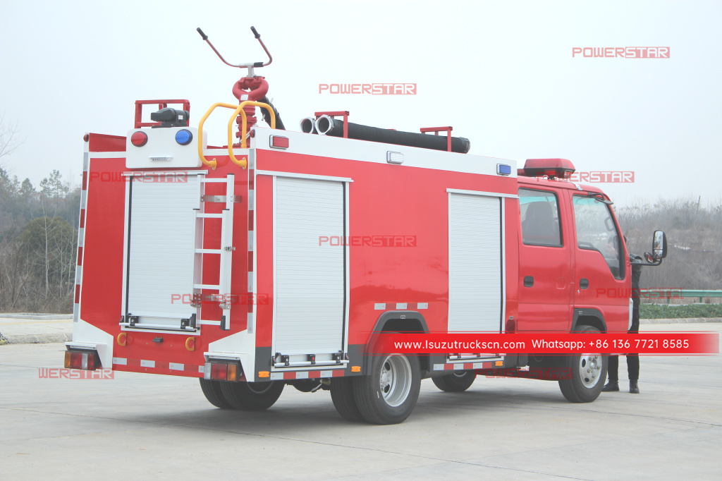 Albaria Japón ISUZU 1500L Camión de bomberos Camión de bomberos Mini camión de bomberos