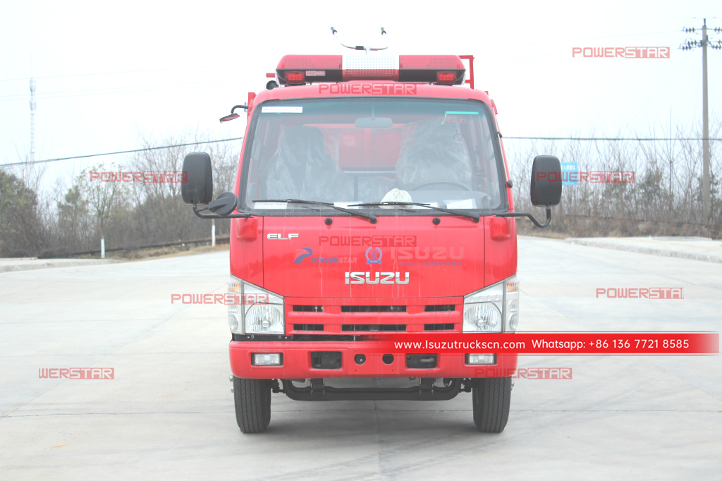 Albaria Japón ISUZU 1500L Camión de bomberos Camión de bomberos Mini camión de bomberos