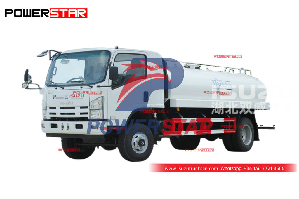 ISUZU 4×4 190HP 10000 liters stainless steel water spray truck on sale
