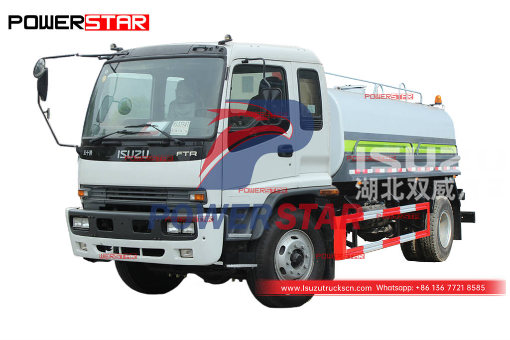 Cost-effective ISUZU FTR/FVR 4×4 AWD potable water tank truck for sale